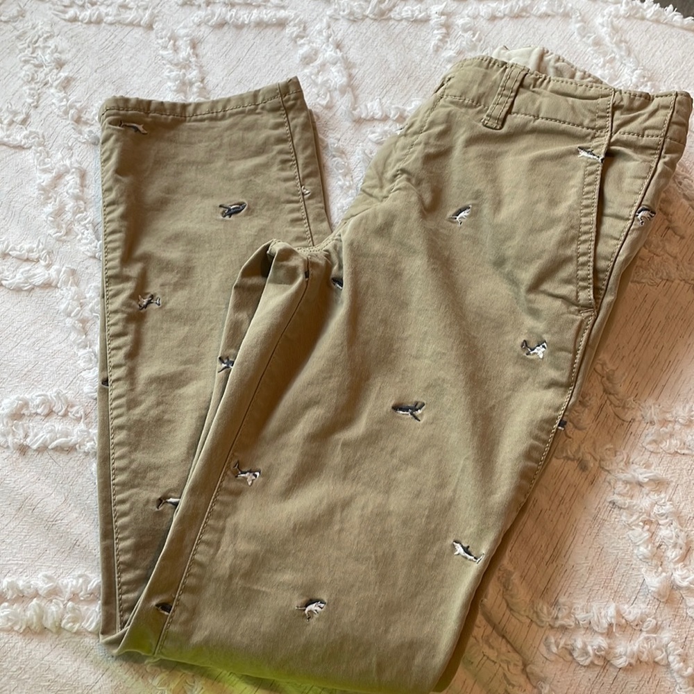 Gap Kids Khakis With Sharks Size 12 Boys
